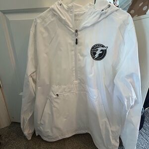 Sport-Tek White Zip-Up Jacket
